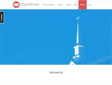Tablet Screenshot of churchinviter.com